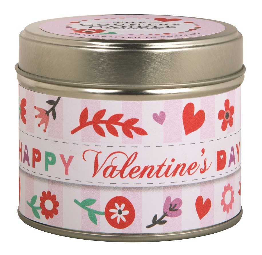 Buy Happy Valentines Day Scented Candle In A Tin